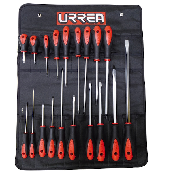 Bimaterial Screwdriver, Set of 19Pc.